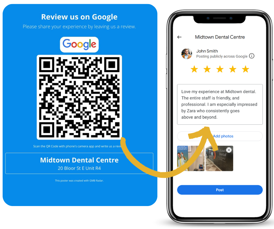 Google review poster